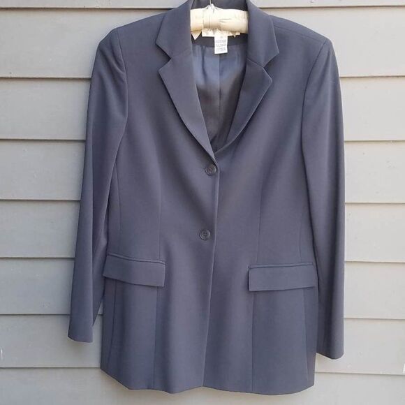 Y2K Vintage Jones of NY Oversize  Black Blazer size 10 - Picture 3 of 10